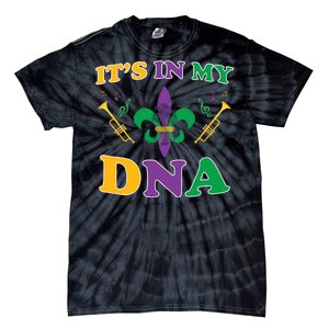 Mardi Gras It's My DNA Tie-Dye T-Shirt