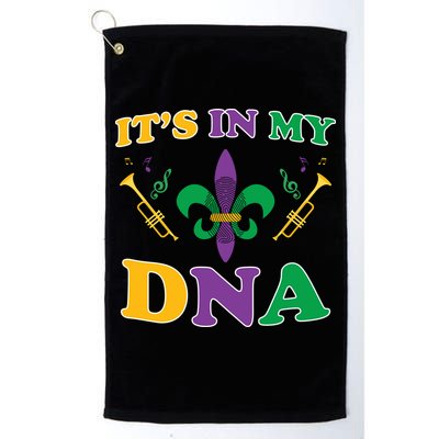 Mardi Gras It's My DNA Golf Towel