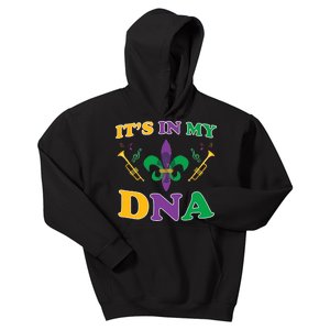 Mardi Gras It's My DNA Kids Hoodie