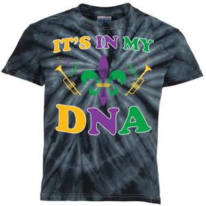 Mardi Gras It's My DNA Kids Tie-Dye T-Shirt