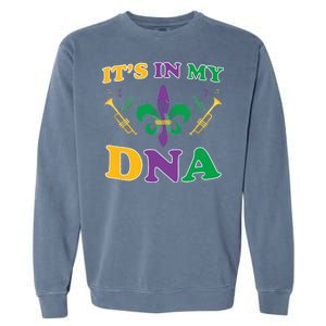 Mardi Gras It's My DNA Garment-Dyed Sweatshirt