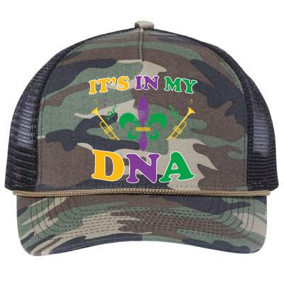 Mardi Gras It's My DNA Retro Rope Trucker Hat Cap