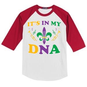 Mardi Gras It's My DNA Kids Colorblock Raglan Jersey