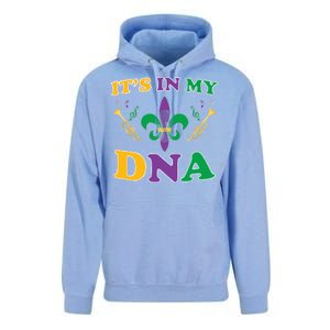 Mardi Gras It's My DNA Unisex Surf Hoodie