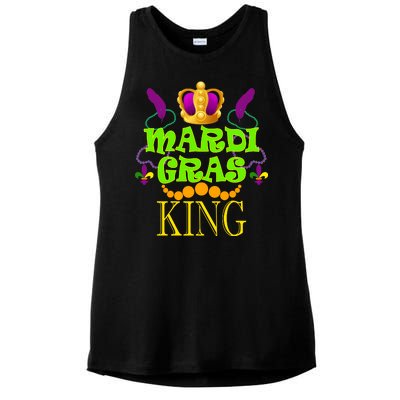 Mardi Gras King Ladies PosiCharge Tri-Blend Wicking Tank