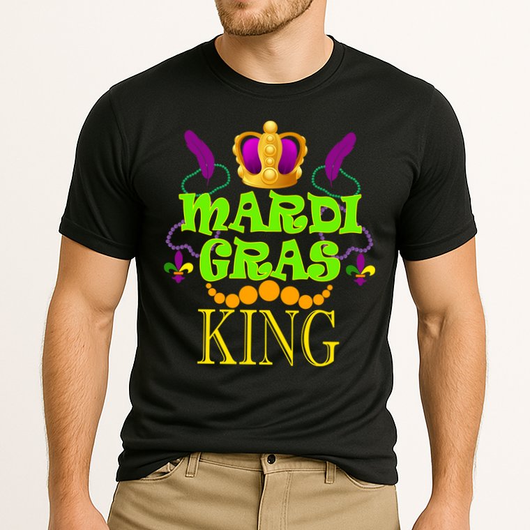Mardi Gras King Cooling Performance Crew T-Shirt