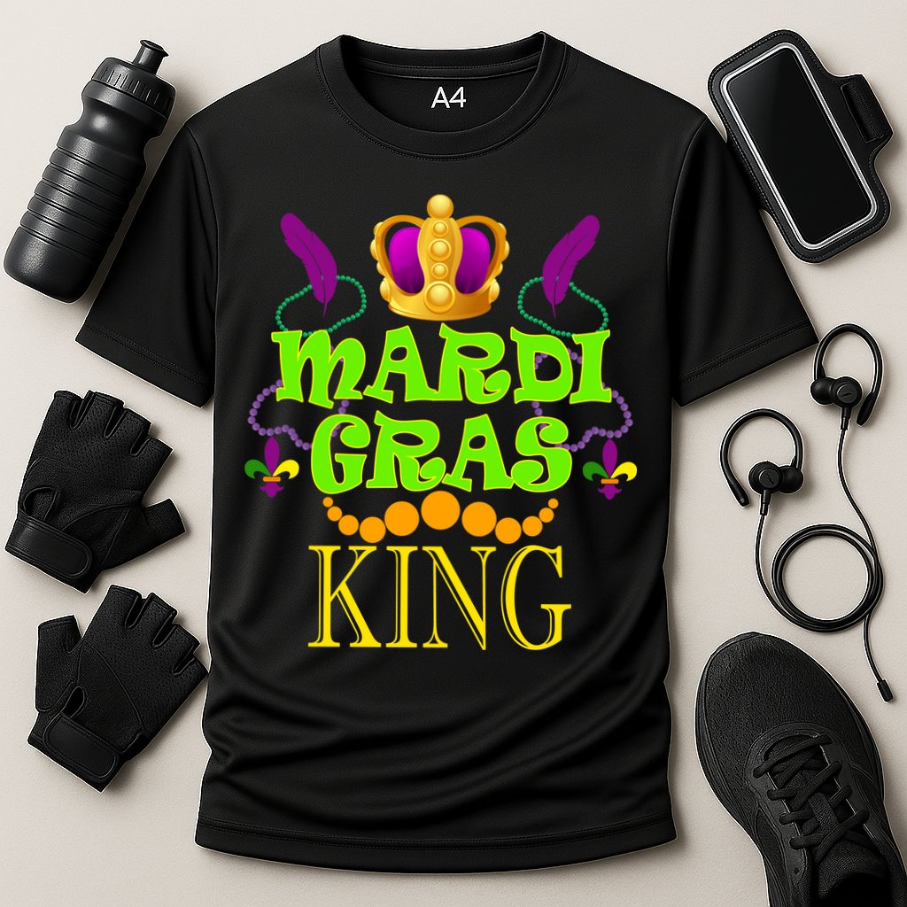 Mardi Gras King Cooling Performance Crew T-Shirt
