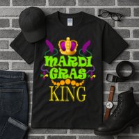 Mardi Gras King Tall T-Shirt