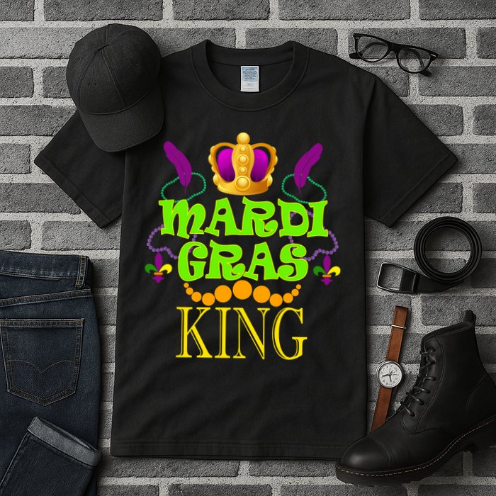 Mardi Gras King Tall T-Shirt