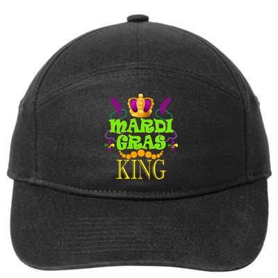 Mardi Gras King 7-Panel Snapback Hat