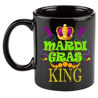 Mardi Gras King 11oz C Handle Ceramic Mug