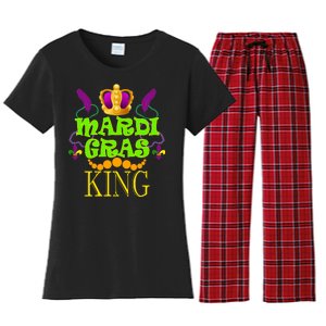 Mardi Gras King Women's Flannel Pajama Set