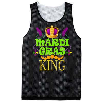 Mardi Gras King Mesh Reversible Basketball Jersey Tank