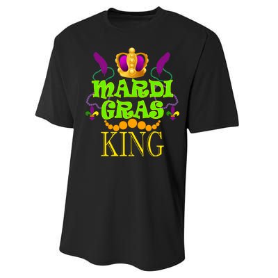 Mardi Gras King Performance Sprint T-Shirt