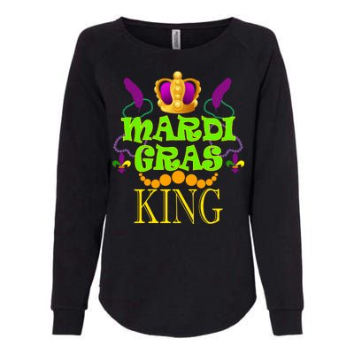 Mardi Gras King Womens California Wash Sweatshirt