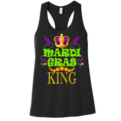 Mardi Gras King Women's Racerback Tank