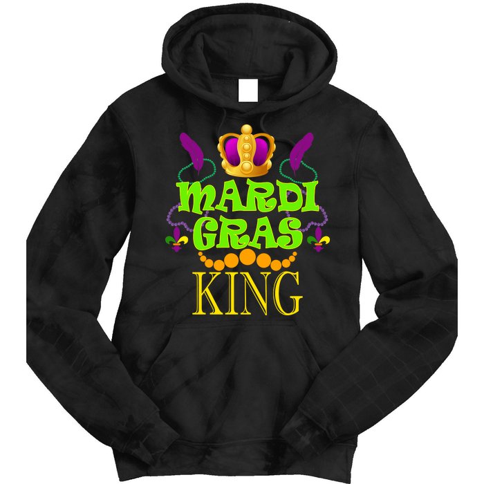 Mardi Gras King Tie Dye Hoodie