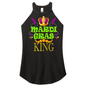 Mardi Gras King Women's Perfect Tri Rocker Tank