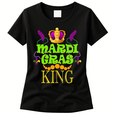 Mardi Gras King Womens T-Shirt