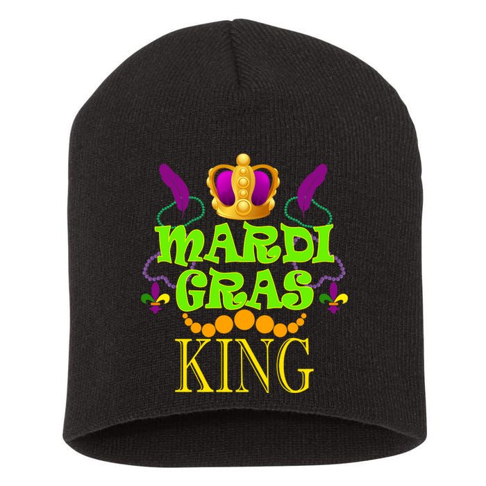 Mardi Gras King Short Acrylic Beanie