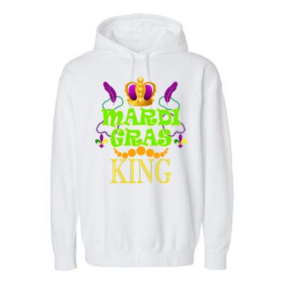 Mardi Gras King Garment-Dyed Fleece Hoodie