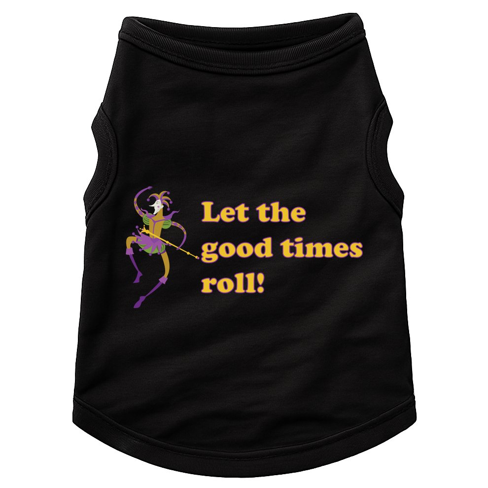 Mardi Gras Let The Good Times Roll Doggie Tank