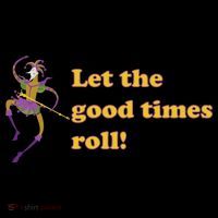 Mardi Gras Let The Good Times Roll Womens Tank Top