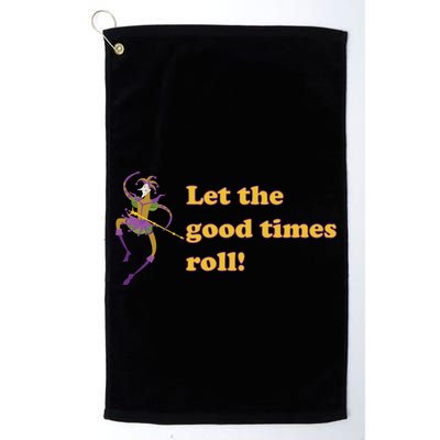 Mardi Gras Let The Good Times Roll Golf Towel