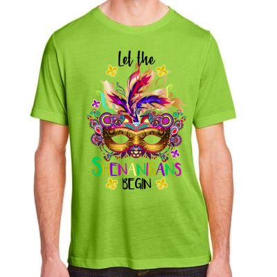 Mardi Gras Let The Shenanigans Begin Adult ChromaSoft Performance T-Shirt