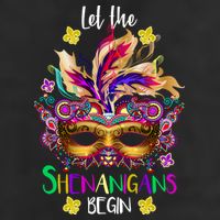 Mardi Gras Let The Shenanigans Begin Cool Comfort Performance Bucket Hat