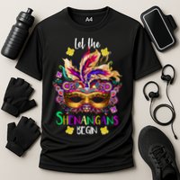Mardi Gras Let The Shenanigans Begin Cooling Performance Crew T-Shirt