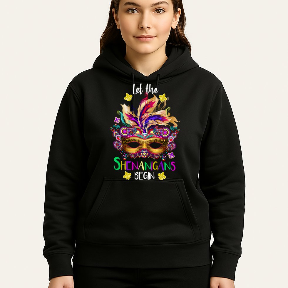 Mardi Gras Let The Shenanigans Begin Hoodie