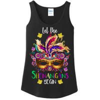 Mardi Gras Let The Shenanigans Begin Ladies Essential Tank