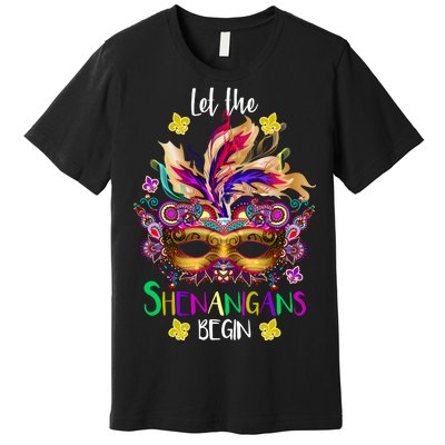 Mardi Gras Let The Shenanigans Begin Premium T-Shirt