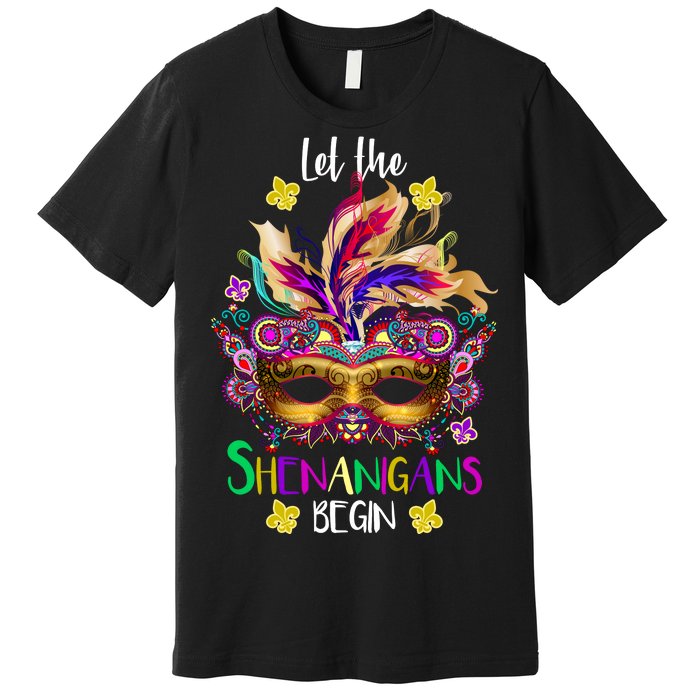 Mardi Gras Let The Shenanigans Begin Premium T-Shirt