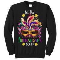 Mardi Gras Let The Shenanigans Begin Tall Sweatshirt