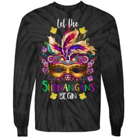 Mardi Gras Let The Shenanigans Begin Tie-Dye Long Sleeve Shirt