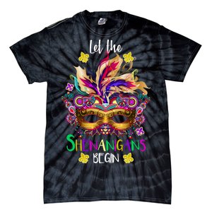 Mardi Gras Let The Shenanigans Begin Tie-Dye T-Shirt