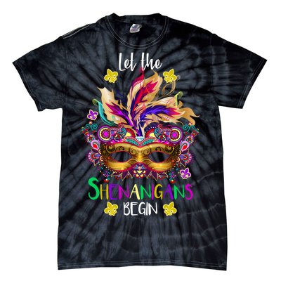 Mardi Gras Let The Shenanigans Begin Tie-Dye T-Shirt