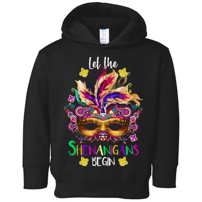 Mardi Gras Let The Shenanigans Begin Toddler Hoodie