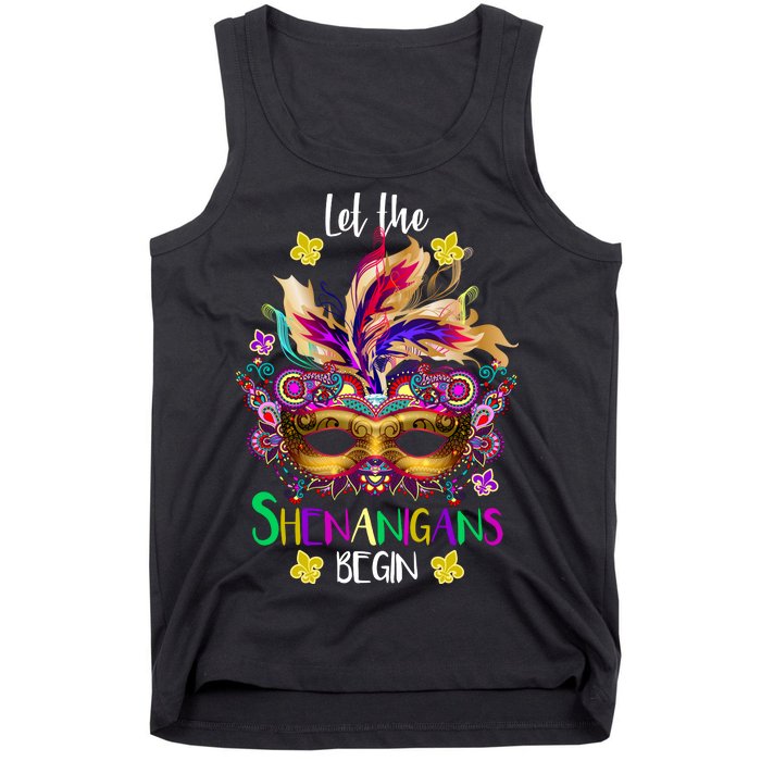 Mardi Gras Let The Shenanigans Begin Tank Top