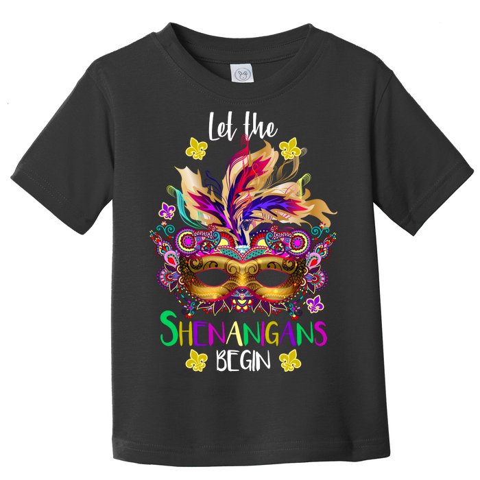 Mardi Gras Let The Shenanigans Begin Toddler T-Shirt