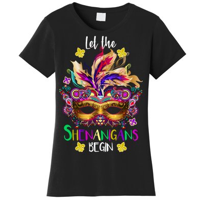 Mardi Gras Let The Shenanigans Begin Women's T-Shirt