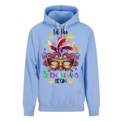 Mardi Gras Let The Shenanigans Begin Unisex Surf Hoodie