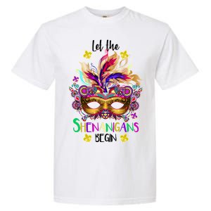 Mardi Gras Let The Shenanigans Begin Garment-Dyed Heavyweight T-Shirt