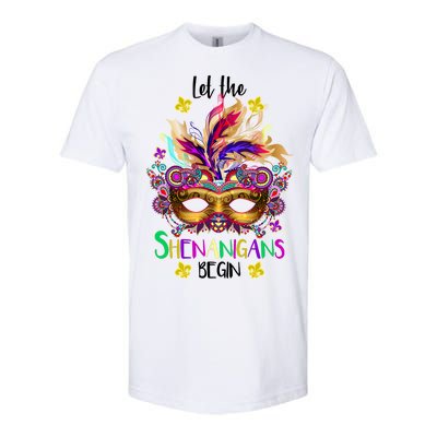 Mardi Gras Let The Shenanigans Begin Softstyle CVC T-Shirt