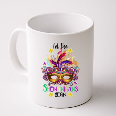 Mardi Gras Let The Shenanigans Begin Coffee Mug