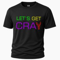 Mardi Gras Let's Get Cray Cooling Performance Crew T-Shirt