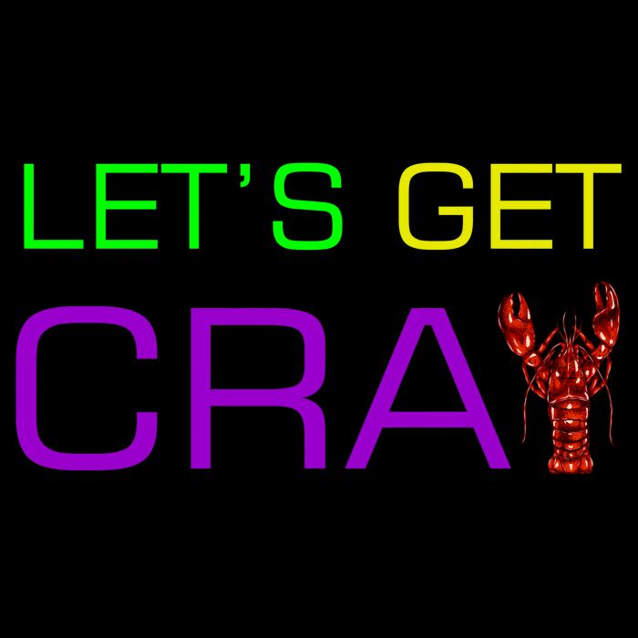 Mardi Gras Let's Get Cray Cooling Performance Crew T-Shirt