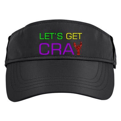 Mardi Gras Let's Get Cray Adult Drive Performance Visor